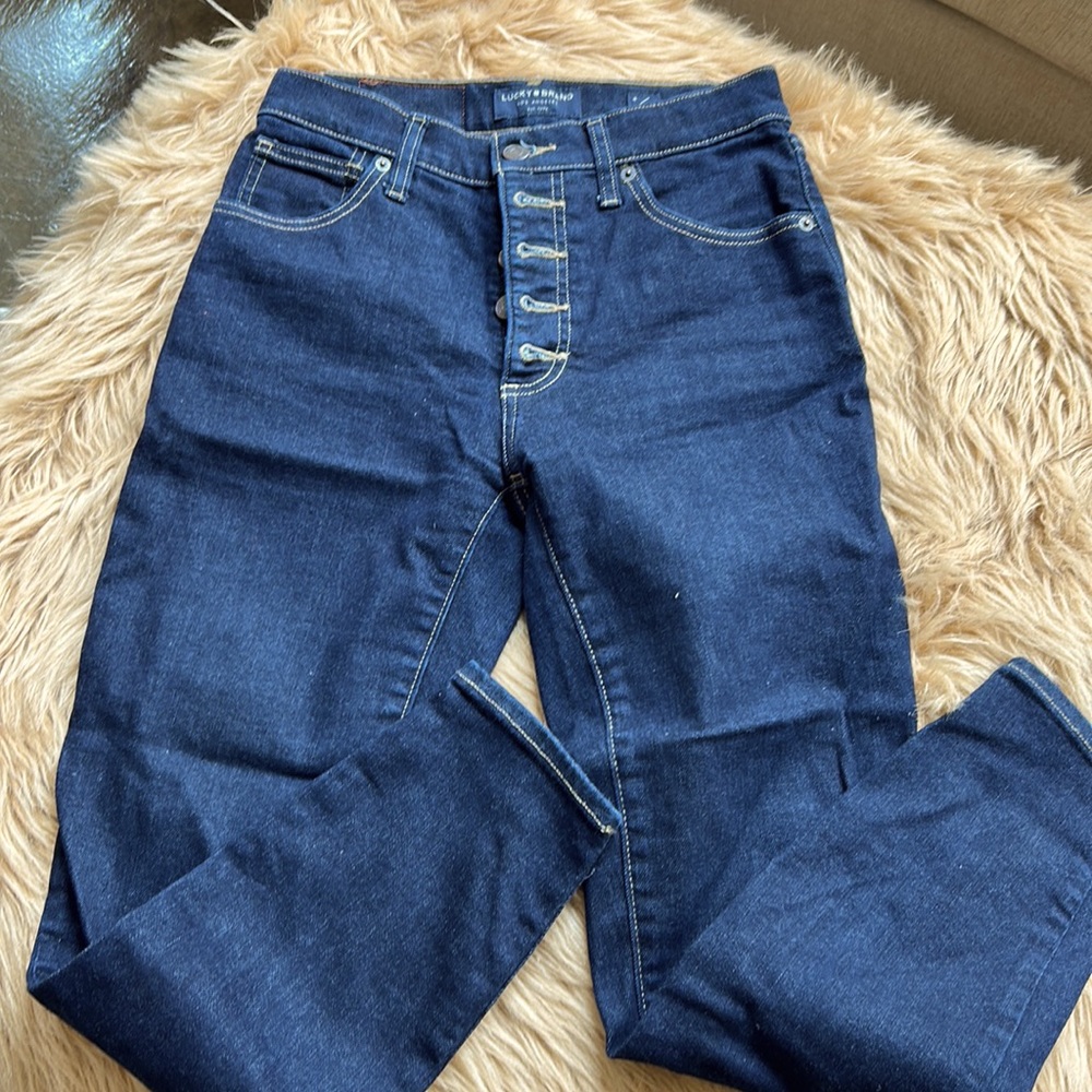 Lucky Brand dark blue jeans
